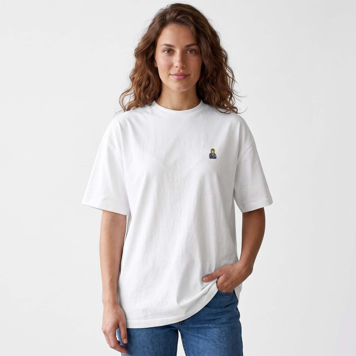 MOTHER OF GOD EMBROIDERY TEE