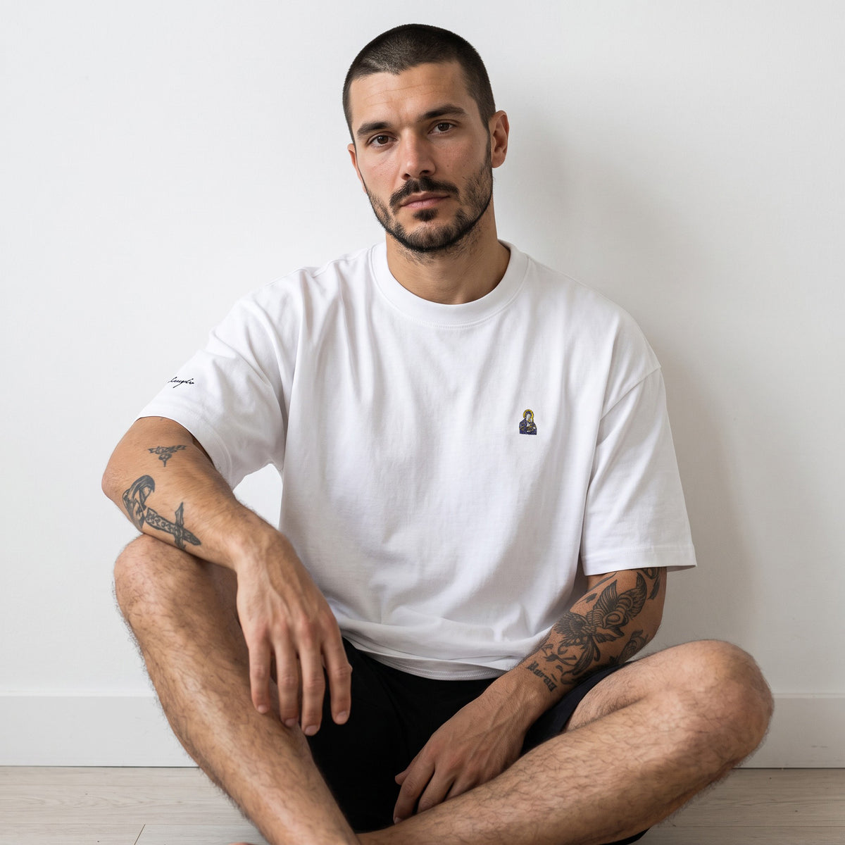 MOTHER OF GOD EMBROIDERY TEE